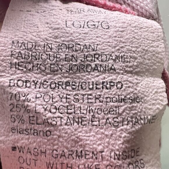 Under Armour Crewneck Cropped Sweatshirt Womens Size Large Pink Camo Long Sleeve - Picture 8 of 12